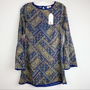 Vintage Look Paisley Dress